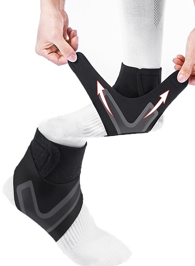 kyncilor 1 Pair Ankle Brace for Women & Men - Breathable Comfortable Adjustable Ankle Wrap, Ankle Support for Running, Basketball, Achilles, Minor Sprains, Joint Pain Relief, Injury Recovery, One Size Fits All - Image 1